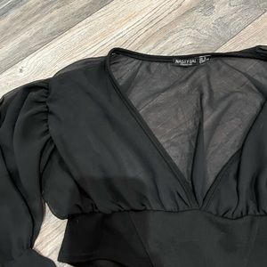 Nasty Gal Mesh Corset